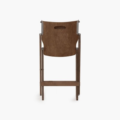 Barebones Honey Brown Birch Wood Folding Chair