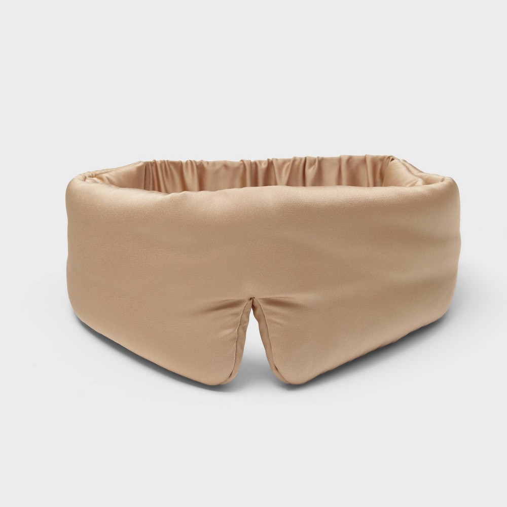 Women's Satin Eye Mask - Auden™ Taupe One Size