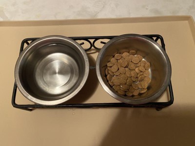 Leashboss Splash Mat Dog Food Silicone Tray with Tall Lip - Gray - XXL, XXL  - 30 x 22 - Kroger