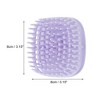 Unique Bargains Handle Grip Massage Hair Brush 3.15"x3.15"x2.36" 1 Pc - 3 of 4