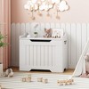 Storage Chest, Wood Large Toy Box,Toy Chest for Boys Girls, Storage Bench with Safety Hinge, Farmhouse Storage Trunk - 2 of 4