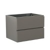 DOMETOUR Alice-30W-102,Wall mount cabinet WITHOUT basin, Gray color, With two drawers, Pre-assembled - 2 of 4