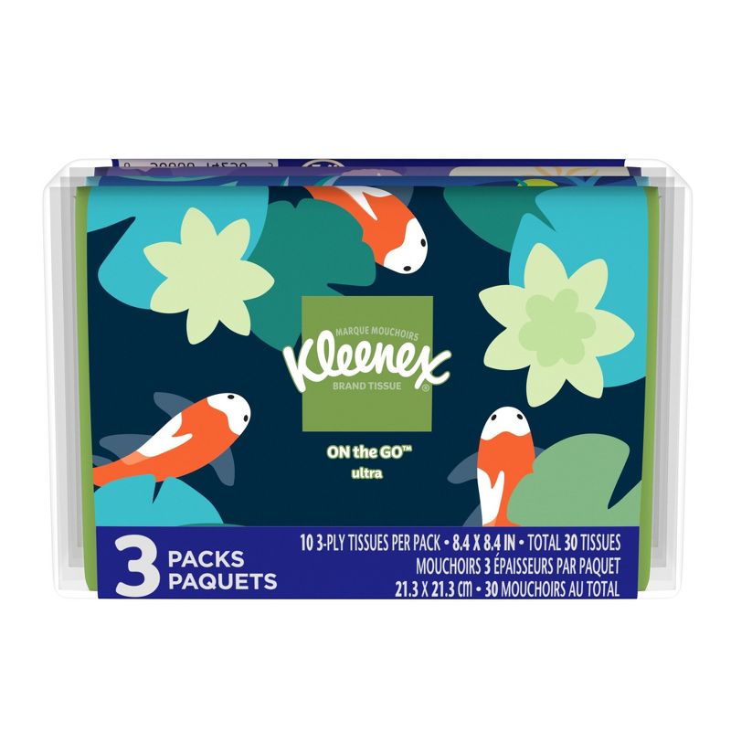 Kleenex On-the-Go 3-Ply Facial Tissue, 3 of 6