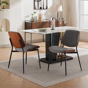 TiramisuBest Set of 2 Counter Height Swivel Barstools, 26in H Seat Height, Upholstered Fabric in Ivory, Wood & Fabric Beige Bar Stools - 1 of 4