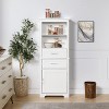 Bathroom Cabinets, Storage Cabinets, Cupboards, Display Cabinets with Open Shelves, Freestanding Living Room Floor Cabinets, Home Office-The Pop Home - 2 of 4