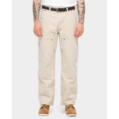 Lomsoe straight fit carpenter pant bone