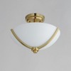 Maxim Lighting Deven 3 - Light Semi-Flush Mount in  Satin Brass - 3 of 4