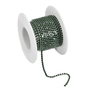 Unique Bargains DIY Bag Clothing Decoration Crystal Rhinestone Sew on Close Claw Chain Trim - 1 of 4