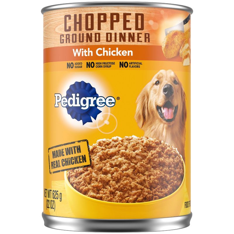 Pedigree Chopped Wet Dog Food - 22oz, 1 of 6