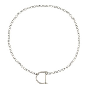 Slate by Rebl "D" Clasp Rolo Chain Necklace  Stainless Steel - 1 of 1