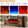 AMERLIFE 70'' Large Fireplace TV Stand with 42" Fireplace - 4 of 4
