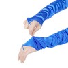 INSPIRE CHIC Women's Fingerless Satin Elbow Long Gloves 1 Pair - 4 of 4