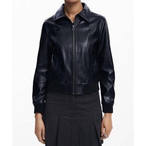 Women's FAUX LEATHER BIKER JACKET - Desigual - 1 of 4