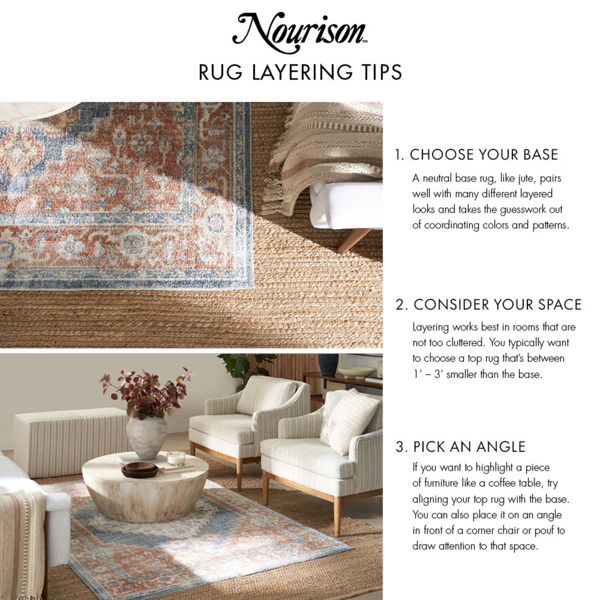 Nourison Farmhouse Natural Jute Flatwoven Area Rug - thumbnail 4