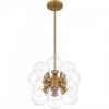 Quoizel Lighting Glinda 4 - Light Pendant in  Brushed Weathered Brass - 4 of 4