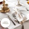Unique Bargains Napkin Rings Feathers Stainless Steel 1 Pc - 2 of 3