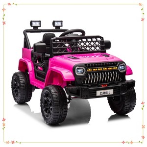 12V Kids Ride On Truck Battery Powered Ride On Car Toy for Toddles - 1 of 4