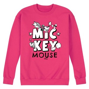 Men's - Disney - Mickey Mouse Graphic Fleece Sweatshirt - 1 of 4