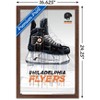 Trends International NHL Philadelphia Flyers - Drip Skate 21 Framed Wall Poster Prints - 3 of 4