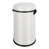 Commercial-Grade 17 Gal/65L Stainless Steel Trash Can w/ Noise-Reducing Swing Lid - Heavy-Duty Round Bin for Kitchen/Restaurant/Office - 3 of 4