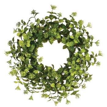 Sullivans Artificial Boxwood Accent Wreath 12"H Green