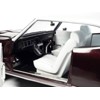 1970 Buick GS Stage 1 Burgundy Mist Metallic with White Top and Interior (MCACN) 1/18 Diecast Model Car by Auto World - 4 of 4