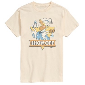 Men's - Disney - Donald Bit Of A Show Off Short Sleeve Graphic T-Shirt - 1 of 3