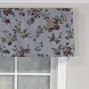 RLF Home Flower Grid Tailored 100% Cotton with Fully Lined 3" Rod Pocket Valnance for Windows 50" x 14" Chetwode - 3 of 4