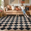 Lahome Diamond Grid Faux Jute Rectangular Indoor Area Rug - 2 of 4