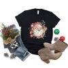 Simply Sage Market Floral Santa Short Sleeve Tee - 3 of 4