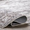 Nuloom Ari Faded Spill Proof Treated Pet Friendly Premium Machine Washable Area Rug, Runner 2' 6" x 8', Grey - 4 of 4