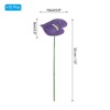 Unique Bargains Artificial Anthurium Lily Flowers for Home Decor 10 Pcs - 2 of 4