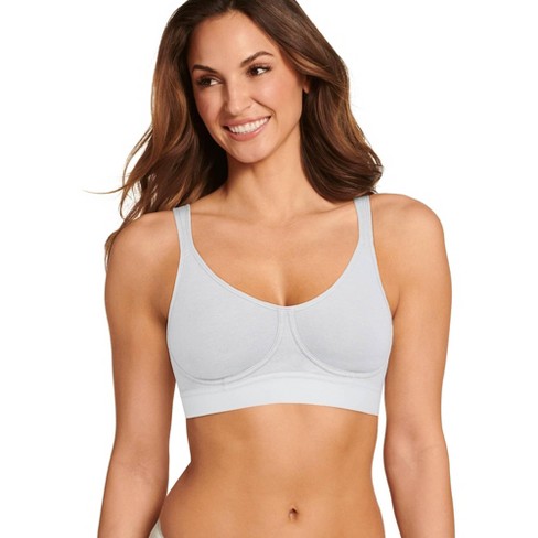 Jockey Women's Forever Fit Full Coverage Unlined Cotton Bra M Grey Heather  : Target