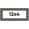 PosterPalooza | Panoramic Deco Black Picture Frame - UV Acrylic, Foam Board Backing, Hanging Hardware - 2 of 4