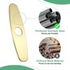 Unique Bargains 304 Stainless Steel Rust Resistant Corrosion Resistant Faucet Escutcheons 1 Pc - 4 of 4