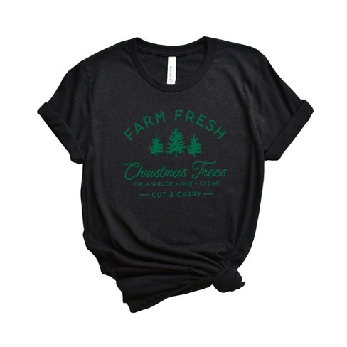 Simply Sage Market Women's Farm Fresh Christmas Trees Short Sleeve Graphic Tee - image 1 of 3