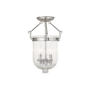 Livex Lighting Coventry 3 - Light Semi-Flush Mount in  Bronze - 1 of 1