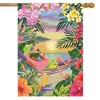 Five O'clock Flamingo Summer House Flag 40" x 28" Briarwood Lane - 2 of 4