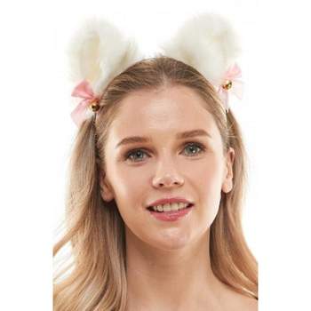 KBW Dainty White Cat Ears Headband