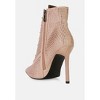 Head On Faux Suede Diamante Ankle Boots - 2 of 4