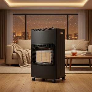Propane Cabinet Heater, 6000-18000 BTU Indoor Outdoor with Tip-Over ...