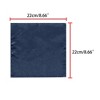 INSPIRE CHIC Men's Wedding Party Solid Color Self-Folded Pocket Squares - 3 of 4