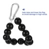 Unique Bargains Durable Material Easy To Use Flag Pole Retainer Ring 2 Pcs - 3 of 4