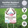 Big Dot of Happiness Buck or Doe - Party Decorations - Hunting Gender Reveal Party Welcome Yard Sign - 3 of 4