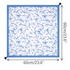INSPIRE CHIC Women's Floral Printed Tassel Square Scarves 23.6X23.6" 1Pc - 3 of 4