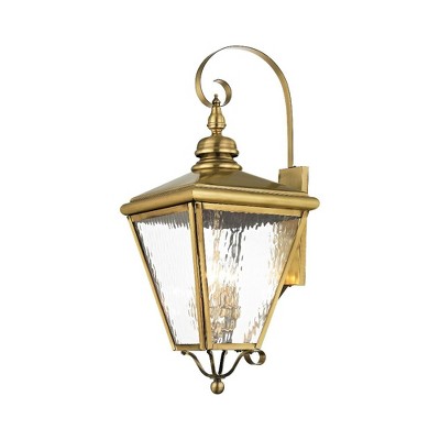 Livex Lighting Cambridge 4 - Light Wall Light in  Antique Brass