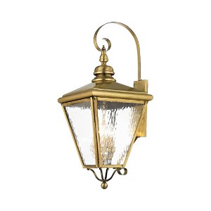 Livex Lighting Cambridge 4 - Light Wall Light in  Antique Brass - 1 of 4