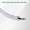 Unique Bargains PVC Flexible Clear Reinforced Tubing 1 Count - 2 of 4