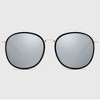 Anna-Kaci Women's Retro Round Metal & PC Polarized Sunglasses - 2 of 4