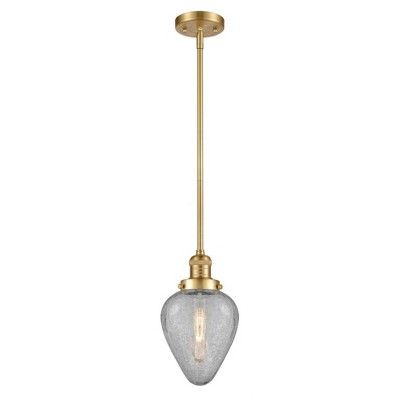 Geneseo - 1 Light Stem Hung Mini Pendant In Industrial Style-8.5 Inches Tall and 6.5 Inches Wide